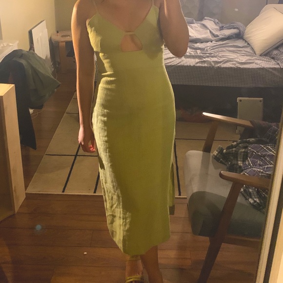 SOLD Paloma Wool Dalini green dress EU 38 US 6 - Picture 3 of 8